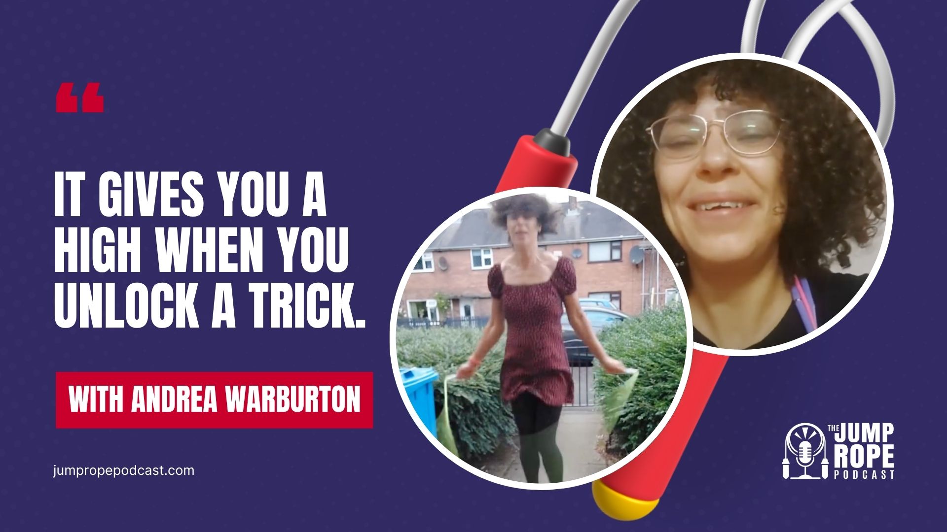 Andrea Warburton on The Jump Rope Podcast